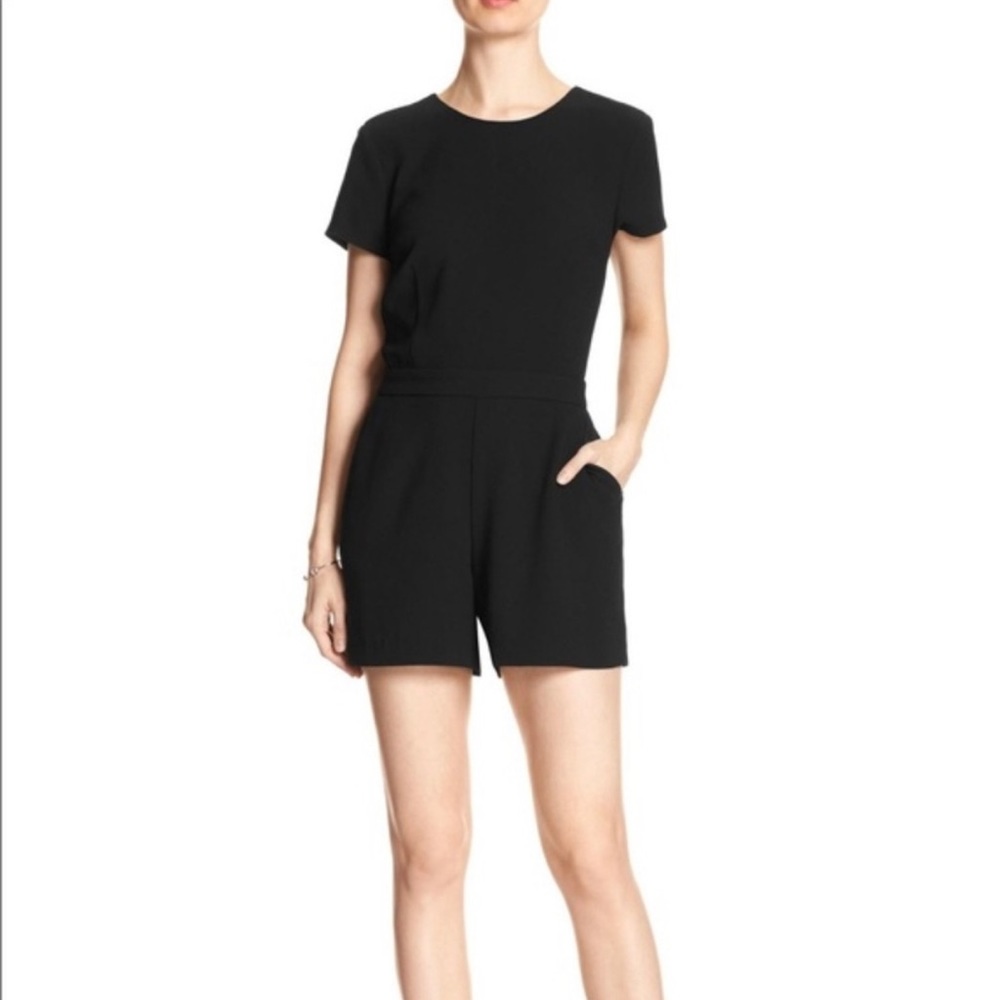 Banana republic black romper